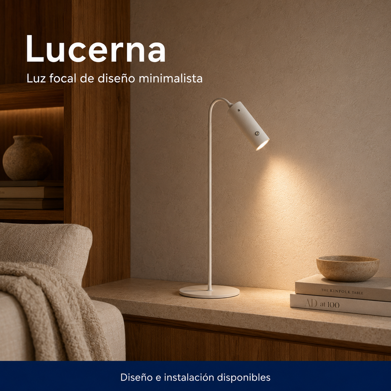 Lucerna instalado en ambiente interior o exterior