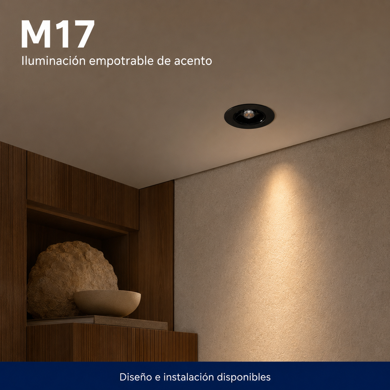 M17 instalado en ambiente interior o exterior