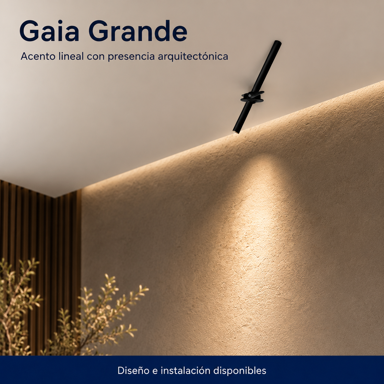 Gaia Grande instalado en ambiente interior o exterior