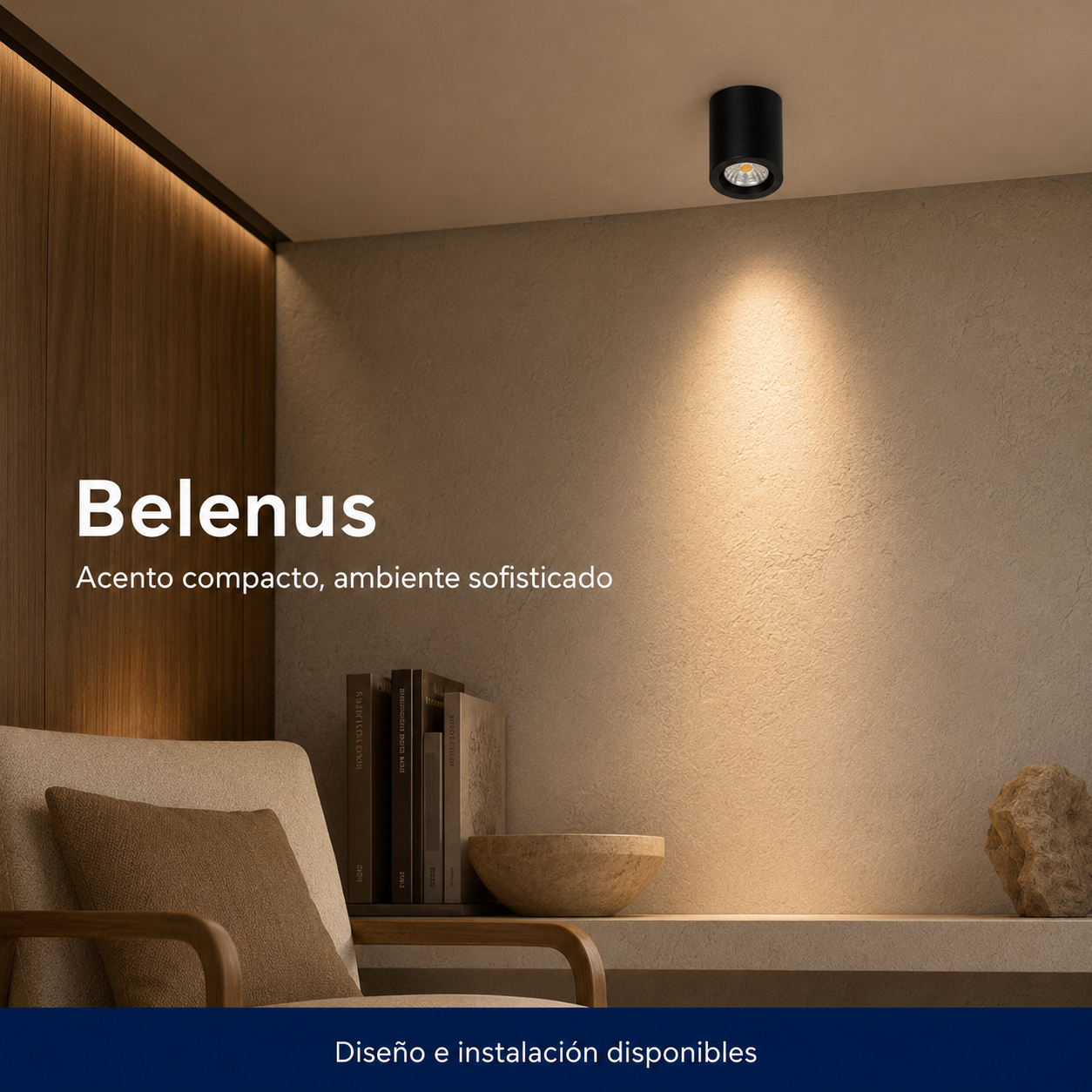 Belenus instalado en ambiente interior o exterior