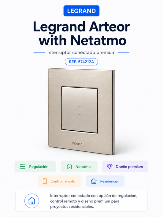 Legrand Arteor with Netatmo