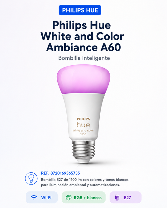 Philips Hue White and Color Ambiance A60